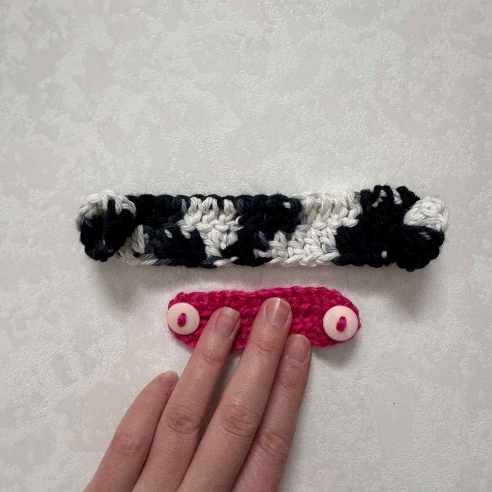 2 pack knitted nursing mask accessories